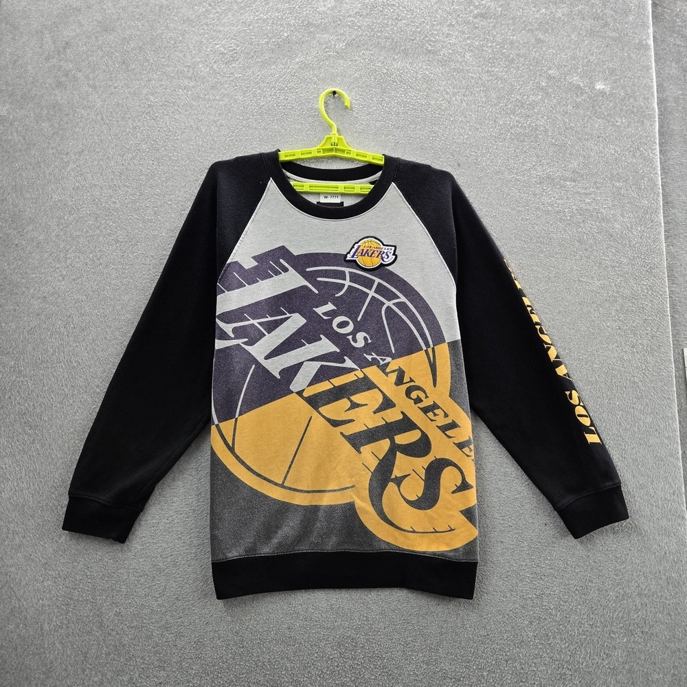 Los Angeles Lakers Men Sweatshirt XX LARGE‎ Gray Unknown Brand Graphic Fleece